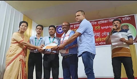 Inter school quiz competition concludes in Sachi Dhar Phukan (SDP) Girls High School, Charing in Sivasagar district