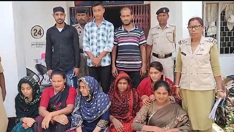 Nine Bangladeshi nationals including 6 women held in Tripura