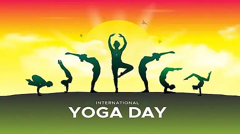 Lakhimpur District Celebrates 10th International Yoga Day with Enthusiasm; Pijush Hazarika attends celebrations