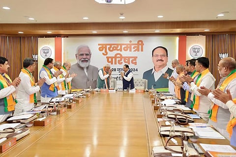 Prime Minister Narendra Modi chairs key BJP meet of Chief Ministers, Deputy Chief Ministers