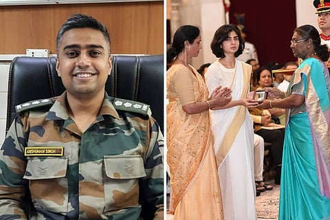 New Delhi: Martyred Captain Angshuman Singh’s Parents Demand Revision In “Next Of Kin” Policy