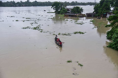 Samaritan Supports Bereaved Boatman's Family After Tragic Flood Incident in Tinsukia District