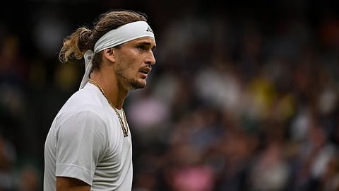 Germany’s Alexander Zverev shakes off pain during Hamburg win over Jesper de Jong