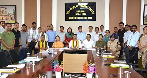 NC Hills Indigenous Students Forum Submits Memorandum to NCST Member Nirupam Chakma During Dima Hasao Visit