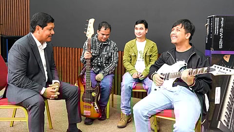 Meghalaya: CM Conrad Sangma provides musical instruments to visually impaired musicians