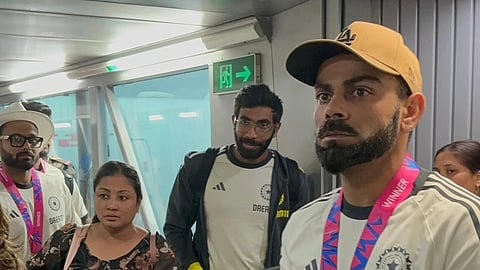 Indian Cricket Team Lands in Delhi to Heroic Celebrations After World Cup Win