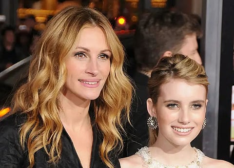 Actress Emma Roberts calls aunt Julia’s classics ‘comfort’ movies to watch