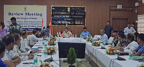 Governor Gulab Chand Kataria holds meeting with Chirang district administration