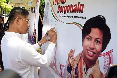 Assam Olympic Association organizes signature campaign for Khel Ratna Lovlina Borgohain