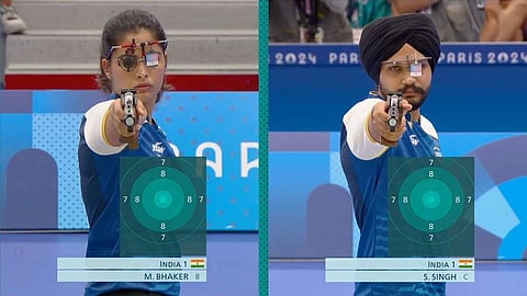 PM Modi congratulate Manu Bhaker-Sarabjot Singh