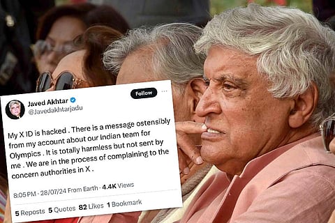 Bollywood screenwriter Javed Akhtar’s X account hacked