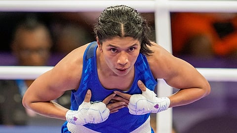 Nikhat Zareen enters pre-quarterfinals with gritty win over Kloetzer