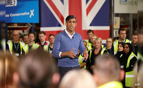 Stop the Labour 'supermajority', UK Prime Minister Rishi Sunak appeals to voters