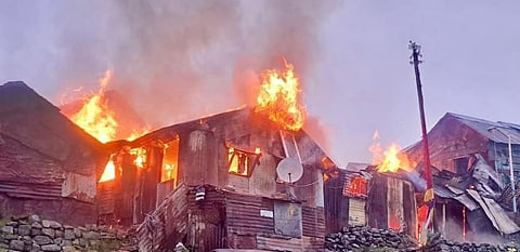 Sikkim: Trishakti Corps’ quick response saves Yakla villagers from devastating fire