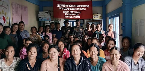 Mizoram: Assam Rifles organized Lecture on women empowerment in Thingsai