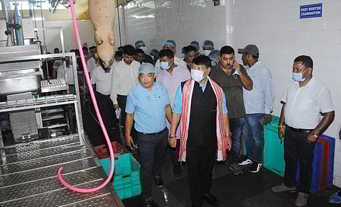 Assam: Minister Atul Bora inaugurates pork-processing project in Khanapara