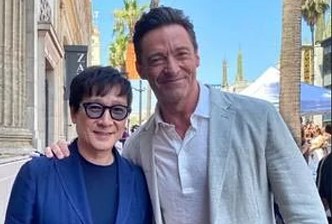 Actor Hugh Jackman gets nostalgic, shares picture with Oscar-winning actor Ke Huy Quan