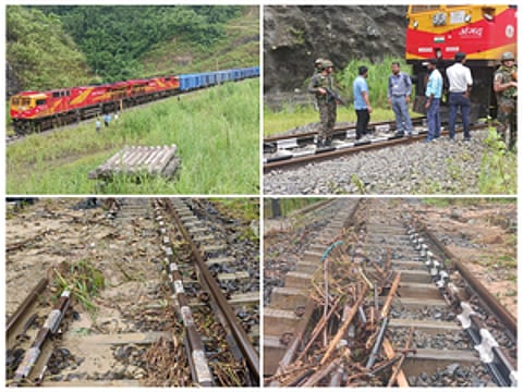 Manipur: Prompt action by Territorial Army averts goods train accident