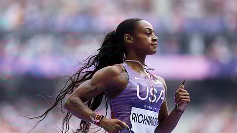 Paris Olympic: Athletics-Rivals Sha’Carri Richardson, Shelly-Ann Fraser-Pryce advance in women’s 100m