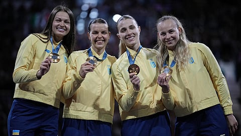 Paris Olympic 2024: Ukraine win first gold with women’s sabre team event