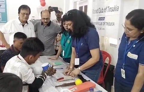 Rotary Club of Tinsukia Hosts Free Prosthetic Hand Camp in Collaboration with District Administration and Social Welfare Department