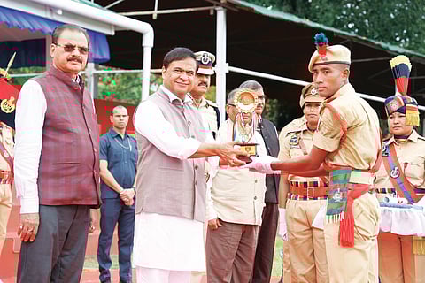 CM Sarma Highlights Transparent Recruitment and Increased Diversity at Assam Police Passing-Out Parade; Announces Boost to Forest Protection Force