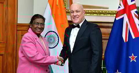 President Droupadi Murmu holds bilateral talks with New Zealand’s Governor General, Deputy Prime Minister