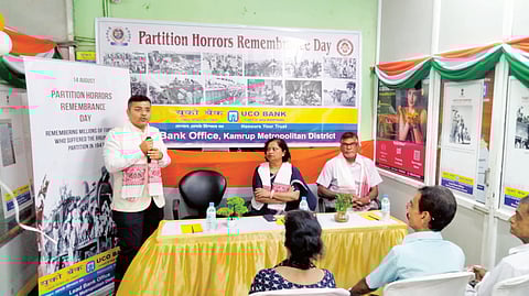 Assam: UCO Bank holding Partition Horrors Remembrance Day Exhibition in Guwahati
