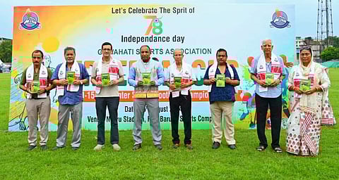 Veteran sports journalist Pabitra Gogoi’s new book “Bordoloi Trophy” released in Guwahati