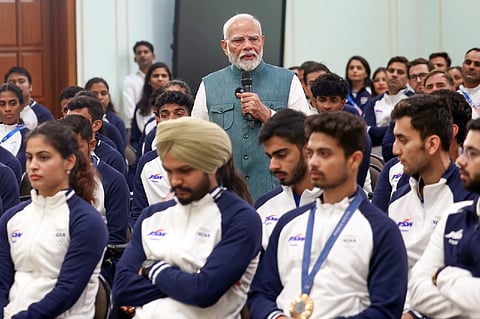 Prime Minister Narendra Modi asks for athletes’ input in India’s preparation to host 2036 Olympics