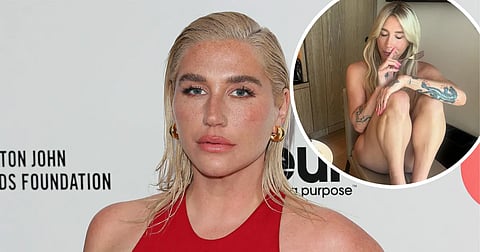 Singer-songwriter Kesha posts daring nude pictures on Instagram