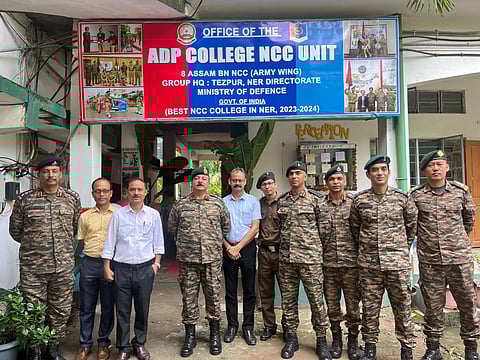 Addl. Director General of NCC Major General Gagandeep visits 8 Assam Bn NCC