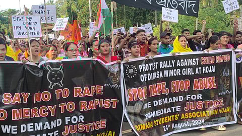 Teacher allegedly molests minor school girl in Hojai, arrested; Several organisations demand justice