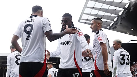 Fulham Tops Leicester 2-1 with Goals from Smith Rowe and Iwobi; Tottenham Dominates Everton 4-0; West Ham Secures First Win of the Season