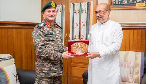 Army Chief’s visit shows Centre's keenness to restore peace in Manipur: Chief Minister N. Biren Singh