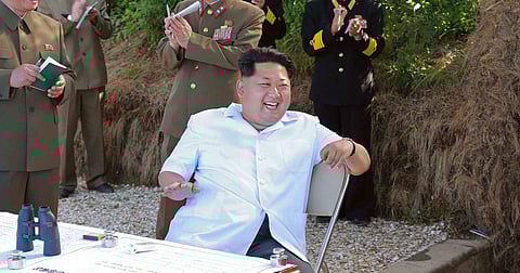North Korean leader Kim Jong-un oversees ‘suicide drones’ test