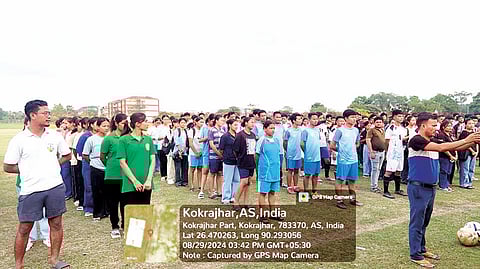 Assam: Bodoland University celebrates National Sports Day