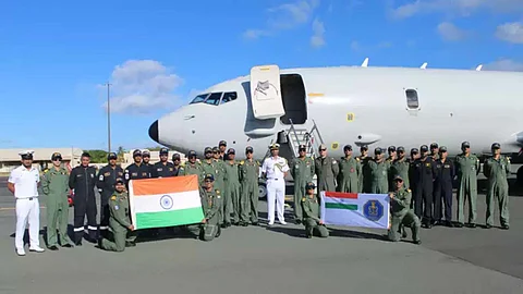 Indian Navy’s P8I aircraft in France for Exercise Varuna