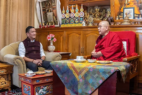 Arunachal CM Pema Khandu Meets Dalai Lama In Mcleodganj