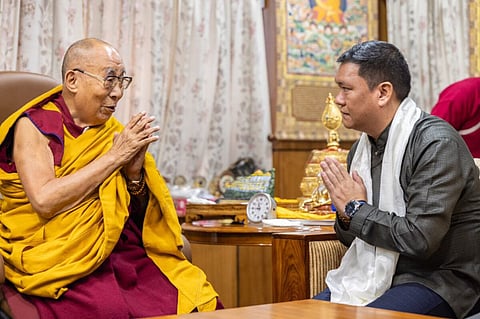 Arunachal Pradesh Chief Minister Pema Khandu calls on Dalai Lama, invites him to visit Arunachal