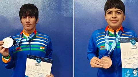 Nikita Wins Silver, Neha Claims Bronze as India Finishes Second with Five Medals at U20 Wrestling World Championships