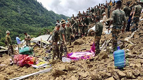 Manipur: Indian Army Rescued Two Trapped Labourers in Khongsang
