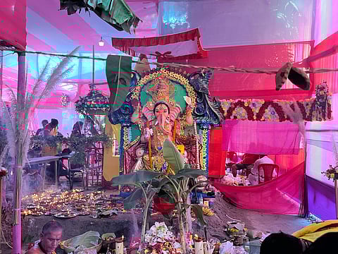 Assam: Ganesh Chathurthi Celebrated with Grandeur and Devotion in Pathsala