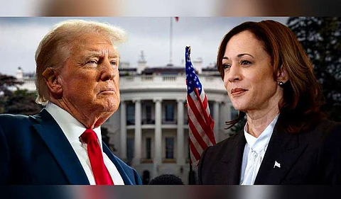 Grim recall of 9/11 tragedy draws Kamala Harris, Donald Trump together