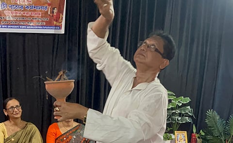 Dhubri: Nrityangan Hosts ‘Sharodiya Jhankar’ Workshop to Revive Traditional ‘Dhunuchi’ Dance Ahead of Durga Puja