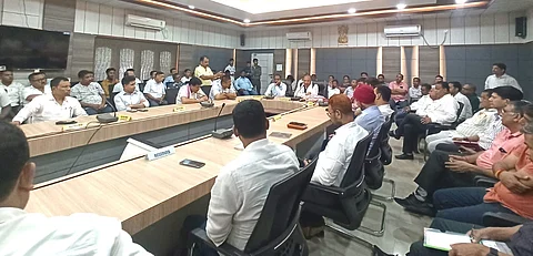 New Guardian Minister Bimal Bora Holds First Review Meeting with Tinsukia Officials and Stakeholders