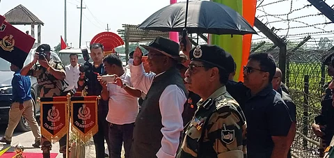 Assam Governor Visits Indo-Bangladesh Border