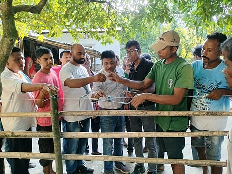 Over 200 Human-Elephant Conflict-hit villagers trained on solar fence management in Jorhat district