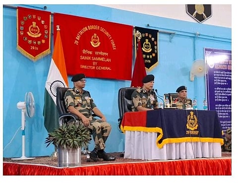 Daljit Singh Chawdhary visit Manipur BSF