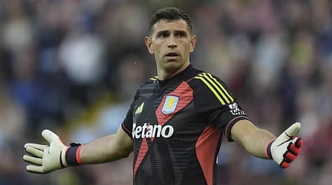 Argentina goalkeeper Emiliano Martinez